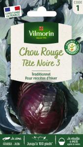 Chou Rouge Tête Noire 3